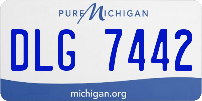 MI license plate DLG7442