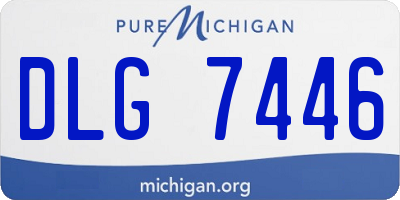 MI license plate DLG7446