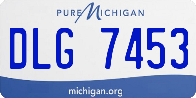 MI license plate DLG7453