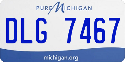MI license plate DLG7467