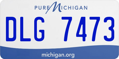 MI license plate DLG7473