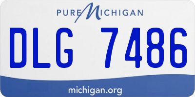 MI license plate DLG7486