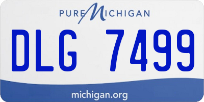 MI license plate DLG7499