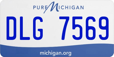 MI license plate DLG7569
