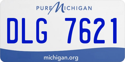 MI license plate DLG7621