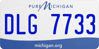 MI license plate DLG7733