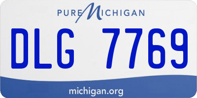 MI license plate DLG7769
