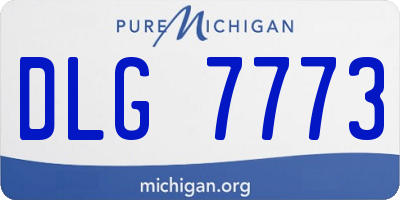 MI license plate DLG7773