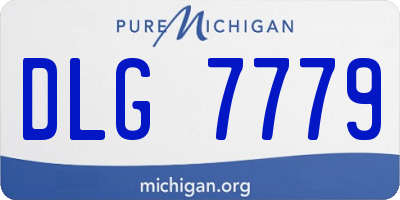 MI license plate DLG7779