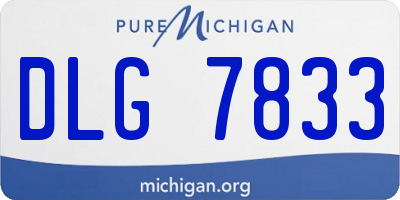 MI license plate DLG7833