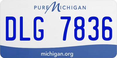 MI license plate DLG7836