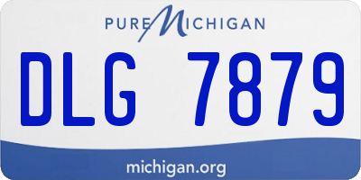 MI license plate DLG7879