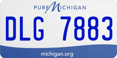 MI license plate DLG7883