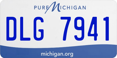 MI license plate DLG7941