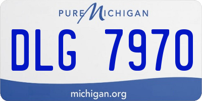 MI license plate DLG7970