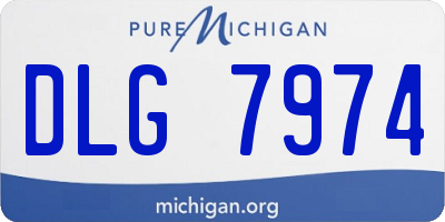 MI license plate DLG7974