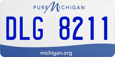 MI license plate DLG8211