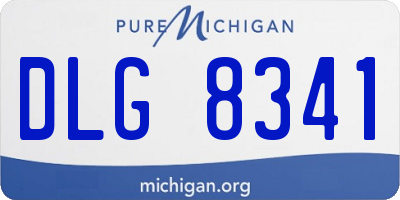 MI license plate DLG8341