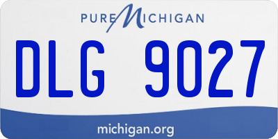 MI license plate DLG9027