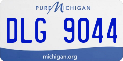 MI license plate DLG9044
