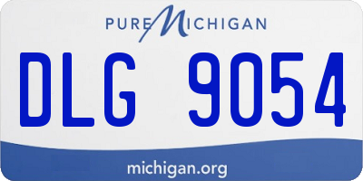 MI license plate DLG9054