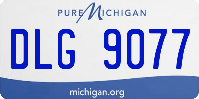 MI license plate DLG9077