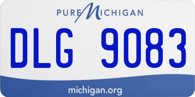 MI license plate DLG9083