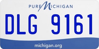 MI license plate DLG9161
