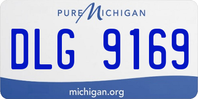 MI license plate DLG9169