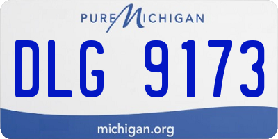 MI license plate DLG9173