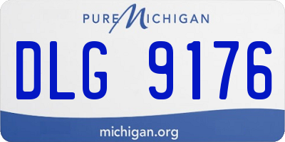 MI license plate DLG9176