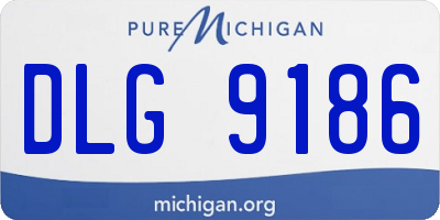 MI license plate DLG9186