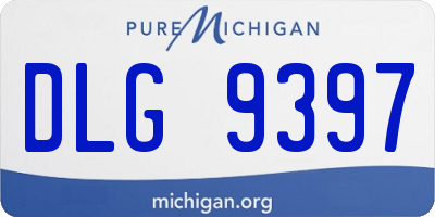 MI license plate DLG9397