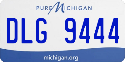 MI license plate DLG9444