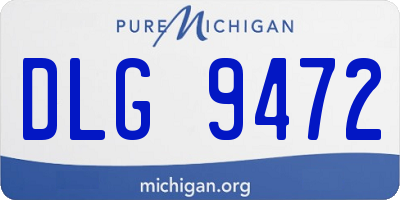 MI license plate DLG9472