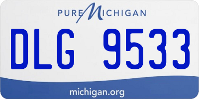 MI license plate DLG9533