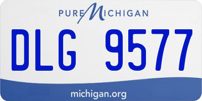 MI license plate DLG9577