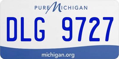 MI license plate DLG9727