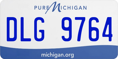 MI license plate DLG9764