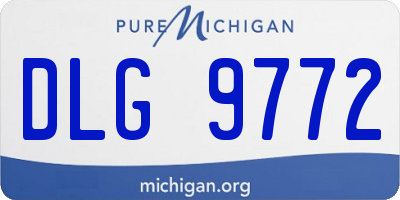 MI license plate DLG9772