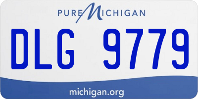 MI license plate DLG9779