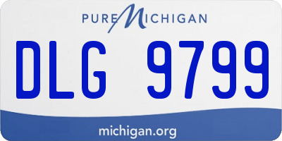 MI license plate DLG9799
