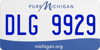 MI license plate DLG9929