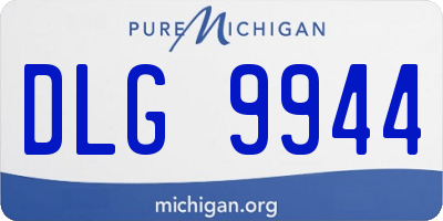 MI license plate DLG9944