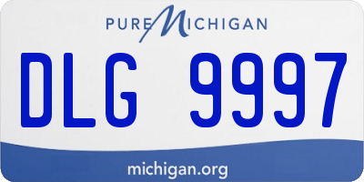 MI license plate DLG9997