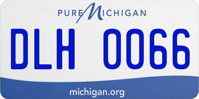 MI license plate DLH0066