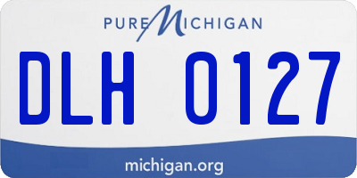 MI license plate DLH0127