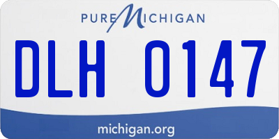 MI license plate DLH0147