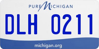 MI license plate DLH0211