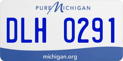 MI license plate DLH0291